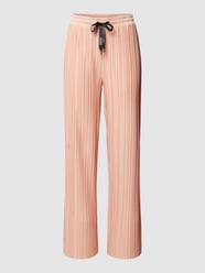 Stoffhose mit Plisseefalten von LIU JO SPORT Rosa - 45
