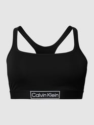 Bustier mit Brand-Schriftzug von Calvin Klein Underwear Schwarz - 45
