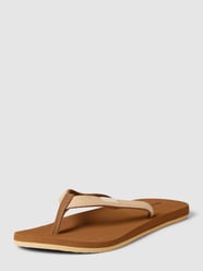 Teenslippers met labeldetail, model 'FREEDOM' van Rip Curl Wit - 29