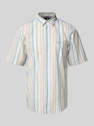 Slim Fit Freizeithemd mit Kentkragen von Lerros Orange - 23