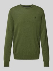 Gebreide pullover van lanawol met ronde hals van Polo Ralph Lauren Groen - 10