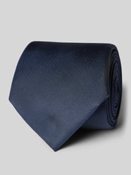 Krawatte mit Label-Patch von BOSS Blau - 12