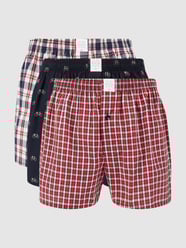 Boxershorts, per drie verpakt van Phil&Co. Rood - 27