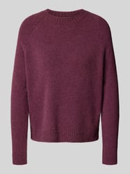 Sweter z dzianiny o kroju regular fit z mieszanki wełny z alpaki model ‘FEBISAN’ od BOSS - 18