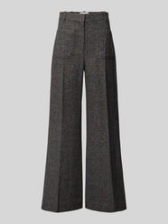 High waist zakelijke broek met bandplooien van Victoria Beckham - 8