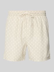 regular fit zwembroek met tunnelkoord van Calvin Klein Underwear Beige - 16