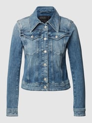 Jeansjack met klepzakken, model 'Somerton' van Drykorn Blauw / turquoise - 13
