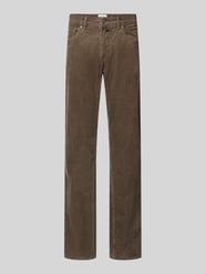 straight fit corduroy broek van elastische mix van katoen en elastaan model 'Laval' van Pierre Cardin - 3