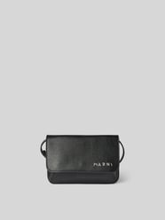 Pochette aus echtem Leder von Marni Schwarz - 5