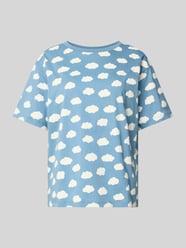 Pyjama-Oberteil im Allover-Look mit Rundhalsausschnitt von Jake*s Casual - 12