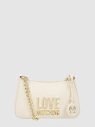 Pochette mit Metall-Logo  von Love Moschino Weiß - 1