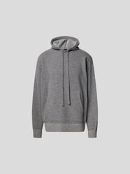 Hoodie in Strick-Optik von Roberto Collina Grau - 17
