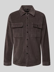 Regular Fit Overshirt mit Pattentaschen Modell 'Taylor' von Zuitable - 6
