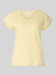 T-Shirt mit V-Ausschnitt von Christian Berg Woman - 34