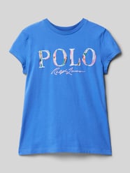 T-Shirt mit Logo-Detail und Rundhalsausschnitt von Polo Ralph Lauren Teens - 9