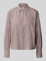 Regular Fit Bluse mit Brusttasche von Emily Van den Bergh - 17