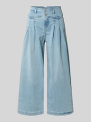 Palazzo-Jeans mit Gesäßtaschen Modell 'Liv' von Buena Vista - 20