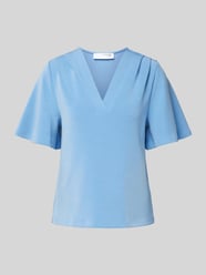 T-Shirt mit V-Ausschnitt Modell 'TENNY' von Selected - 4