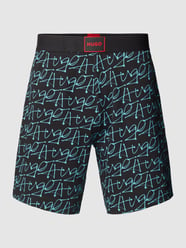 Regular Fit Shorts mit Label-Patch Modell 'Handwritten' von HUGO Schwarz - 16