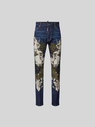 Slim Fit Jeans mit Label-Detail von Dsquared2 - 44