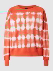 Bluza z efektem batikowania model ‘Ramira’ od FIRE + ICE Pomarańczowy - 16