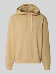 Bluza z kapturem o kroju relaxed fit z czystej bawełny model 'DAPO' od HUGO - 44