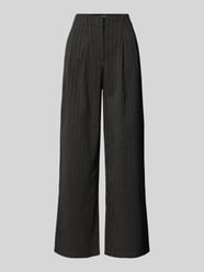 Wide Leg Stoffhose mit seitlichen Eingrifftaschen von LeGer by Lena Gercke Grau - 43