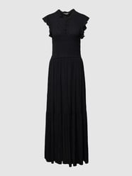 Kleid aus Viskose Modell 'Felice' von B.Young Schwarz - 32