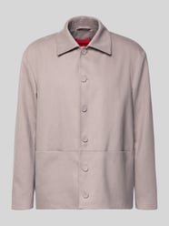 Regular Fit Hemdsakko aus Hanf-Lyocell-Mix Modell 'JARO' von HUGO - 4