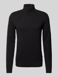 Sweter z dzianiny z golfem od Blend - 18