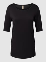 T-Shirt mit 1/2-Arm Modell 'Marica' von Soyaconcept Schwarz - 21