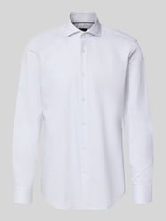 koszula o kroju slim fit biznesowa z czystej bawełny model 'HANK' od BOSS - 36