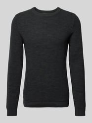 Gebreide pullover met ronde hals, model 'NEWVINCEBUBBL' van SELECTED HOMME - 45