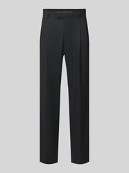 Regular fit pantalon met viscose en persplooien van MCNEAL - 16