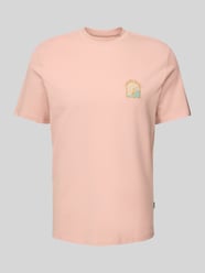 T-Shirt mit Motiv- und Statement-Stitching Modell 'JOBBE' von Blend Pink - 8