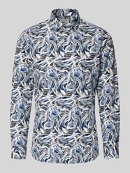 Slim Fit Businesshemd aus Baumwolle mit Kentkragen von OLYMP Level 5 - 40