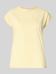 T-Shirt mit Rundhalsausschnitt und Rollsaum von Christian Berg Woman - 38