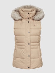 Daunenweste mit Label-Detail von Tommy Hilfiger Beige - 18