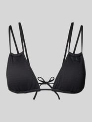 Top bikini z fakturowanym wzorem model ‘TRIANGLE’ od Calvin Klein Underwear - 25