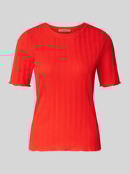 T-Shirt mit Rundhalsausschnitt und Wellensaum von Smith and Soul - 12