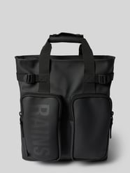 Rucksack mit Label-Detail Modell 'Texel' von RAINS Schwarz - 46