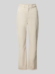 Tapered Fit Jeans mit offenem Saum Modell 'Eboni' von OPUS Beige - 24