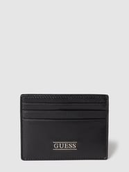 Etui na karty ze skóry  od Guess Czarny - 21