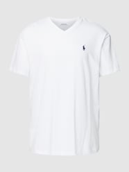 T-Shirt mit Logo-Stitching von Polo Ralph Lauren Weiß - 7