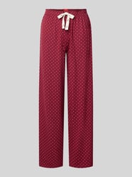 Loose Fit Pyjama-Hose aus Modal-Baumwoll-Mix von HUGO Bordeaux - 46