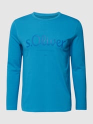 Longsleeve mit Label-Print von s.Oliver RED LABEL Blau - 13