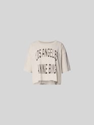 Cropped T-Shirt mit Logo-Print von Anine Bing - 25
