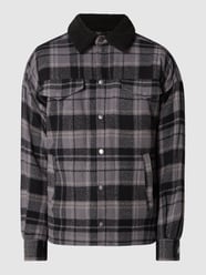 Regular fit vrijetijdsoverhemd van katoenmix, model 'Gawan' van Tigha Grijs / zwart - 17