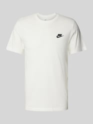 T-Shirt mit Logo-Stitching von Nike Beige - 42