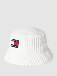Bucket Hat mit Label-Patch von Tommy Jeans Weiß - 34
